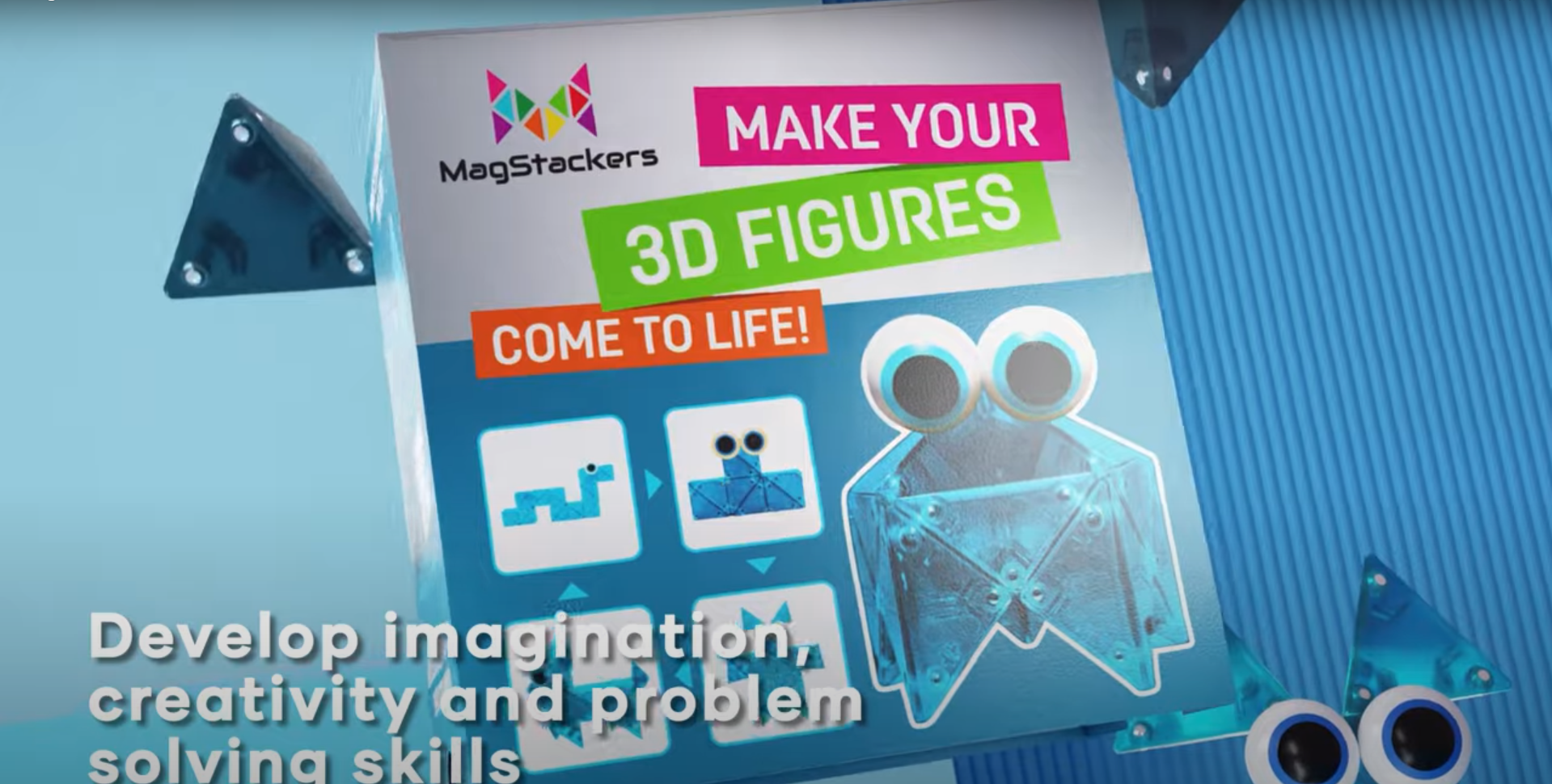 Load video: how the magstackers pyramids work